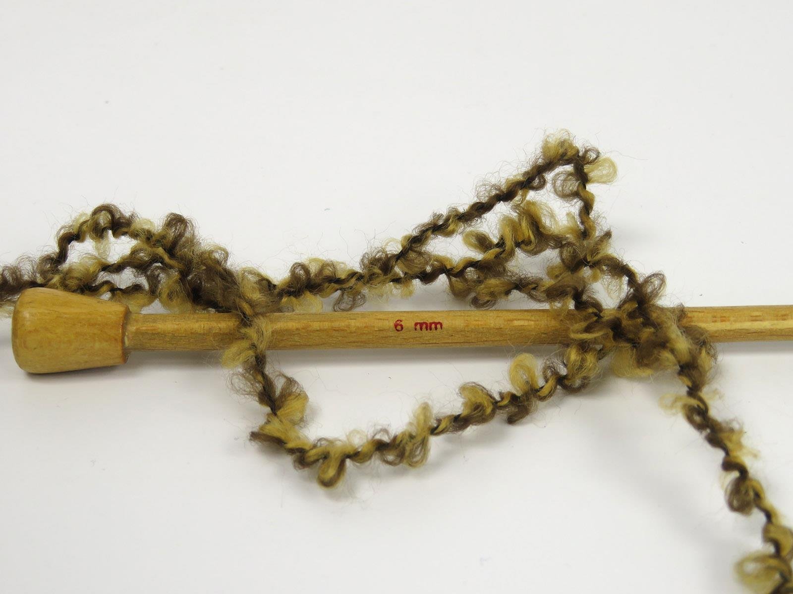 Alpaca Boucle Brown Shades