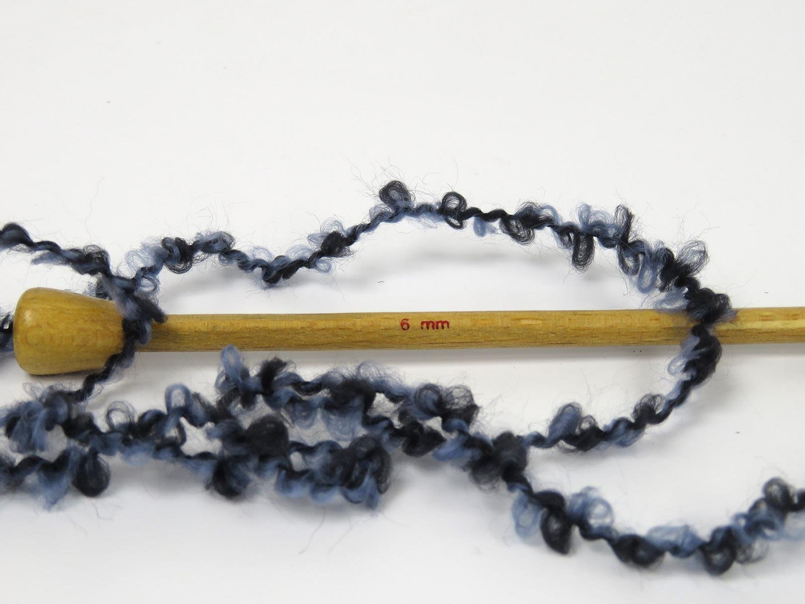 Alpaca Boucle navy shades