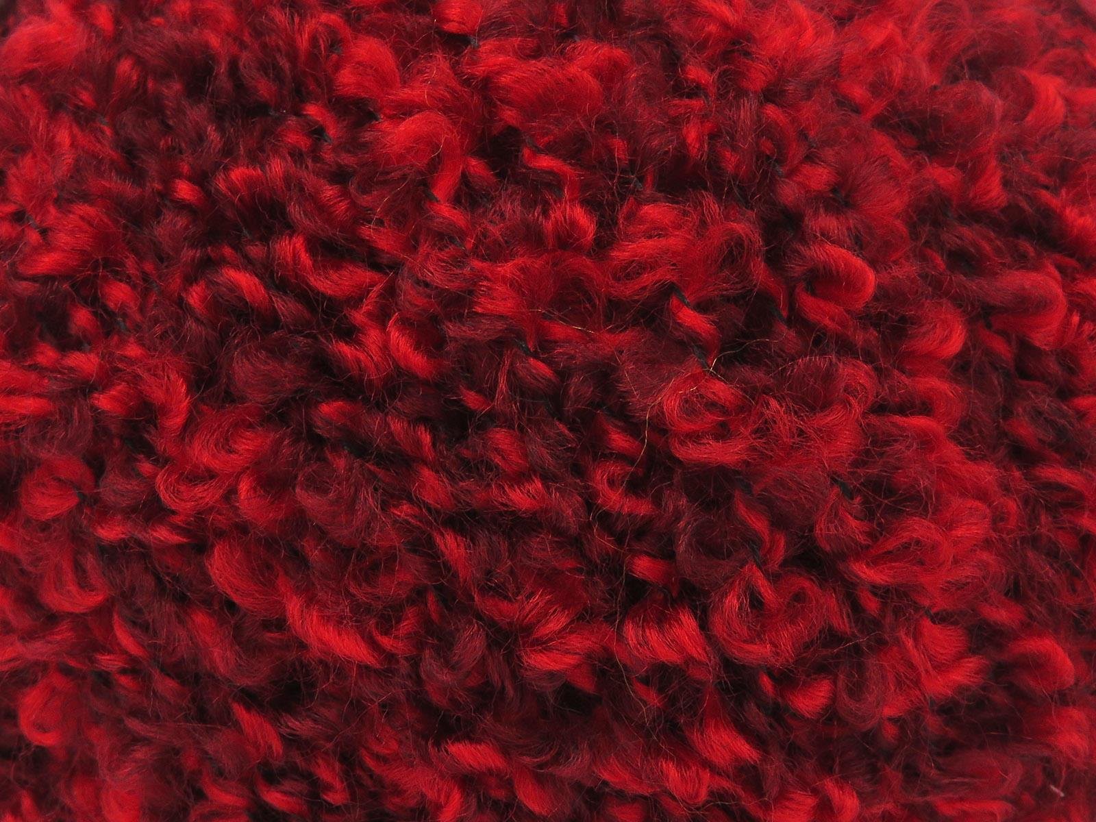 Alpaca Boucle Red Shades