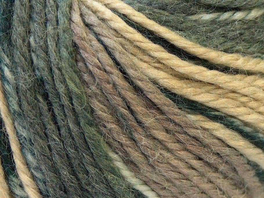 Alpaca Bulky Magic Cream, Grey, Camel