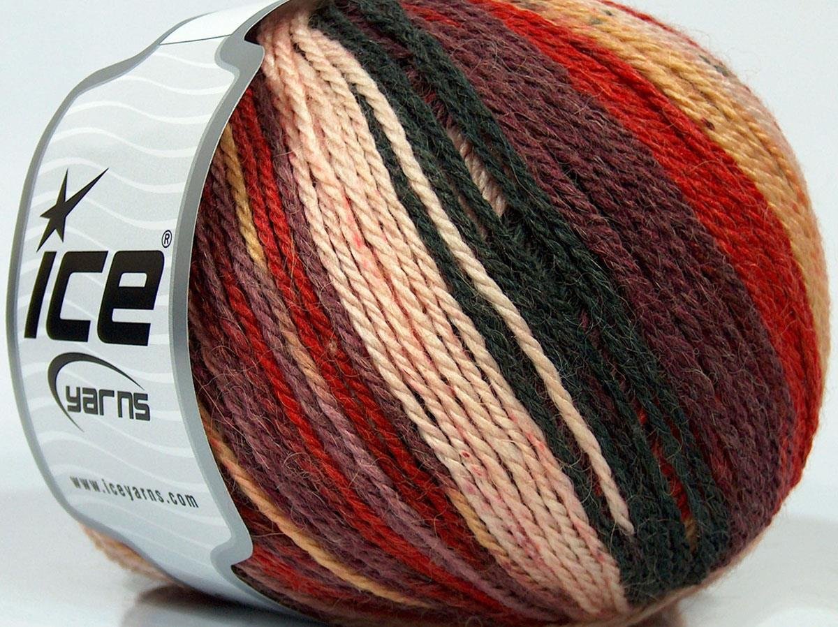 Alpaca Light Magic Red, Lilac, Gold