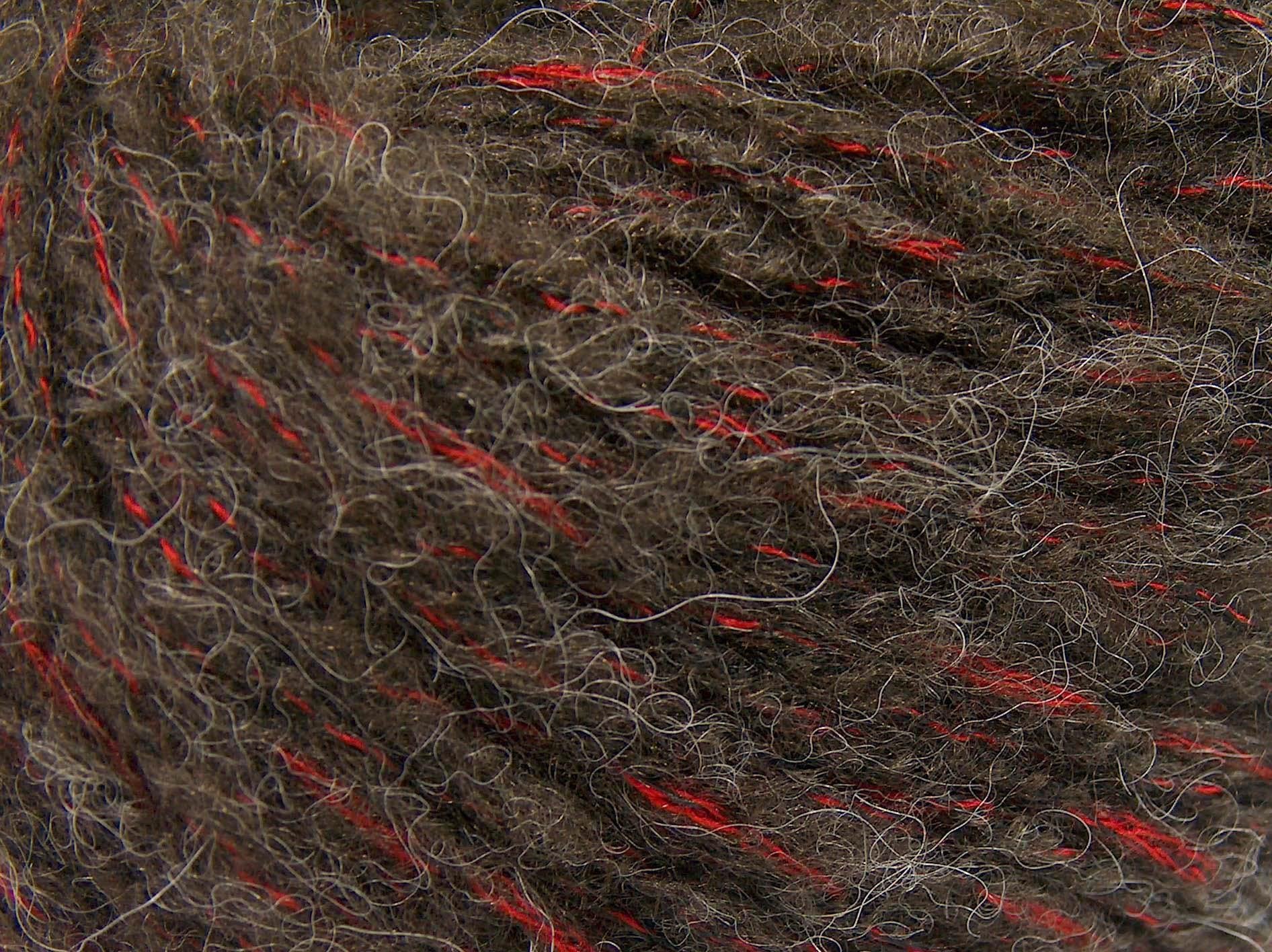 Alpaca Shine Red, Dark Brown