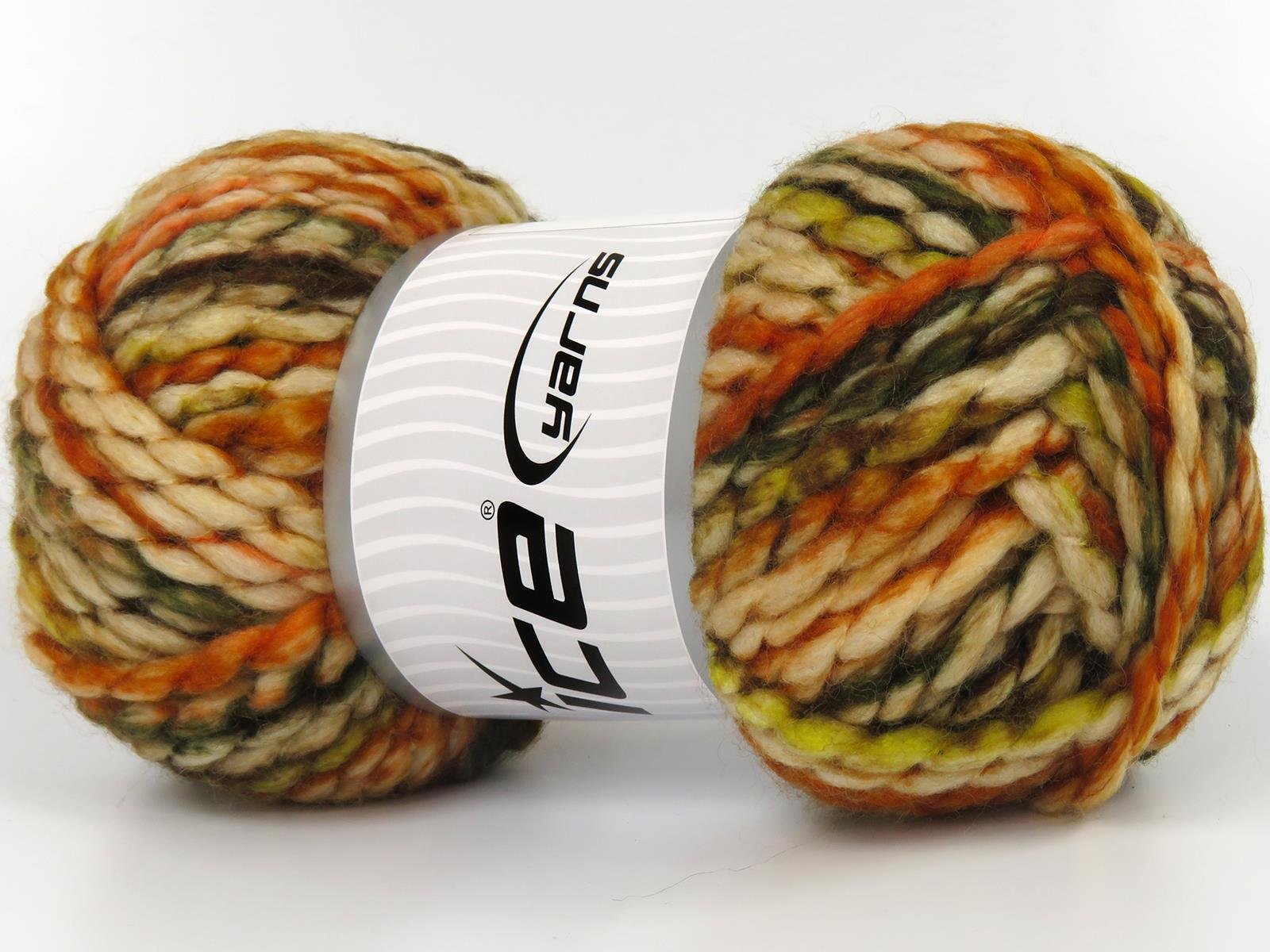 Alpine Wool Color Brown, Green, Beige, Gold Shades