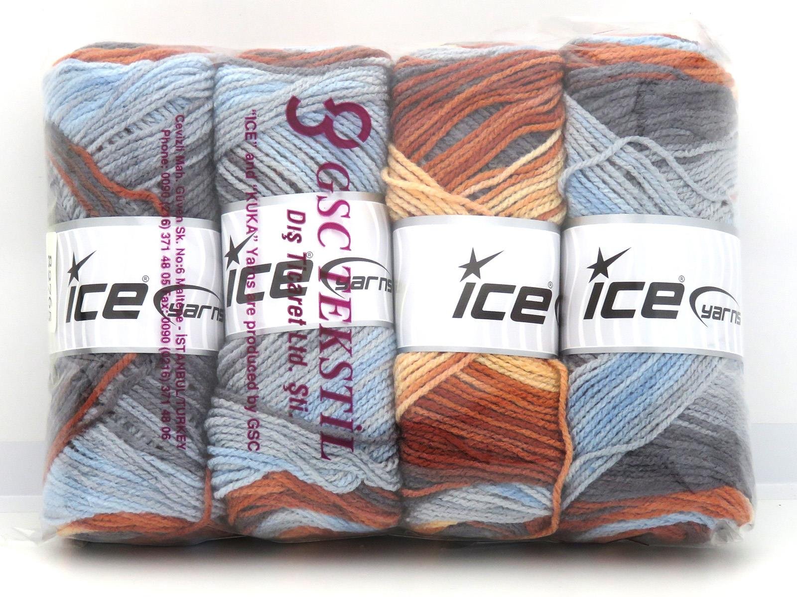 Ambiance Salmon, Blue Shades, Grey Shades, Copper Shades