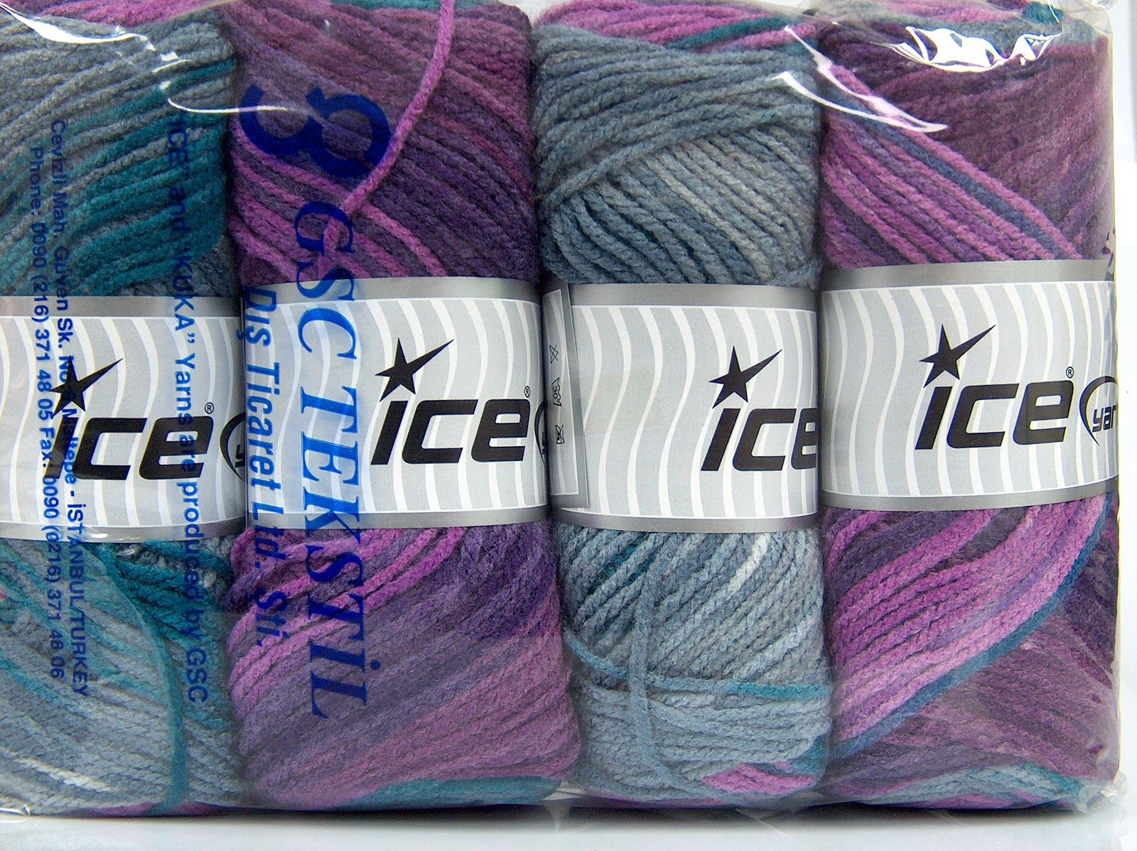 Ambiance Turquoise, Lilac Shades, Grey Shades