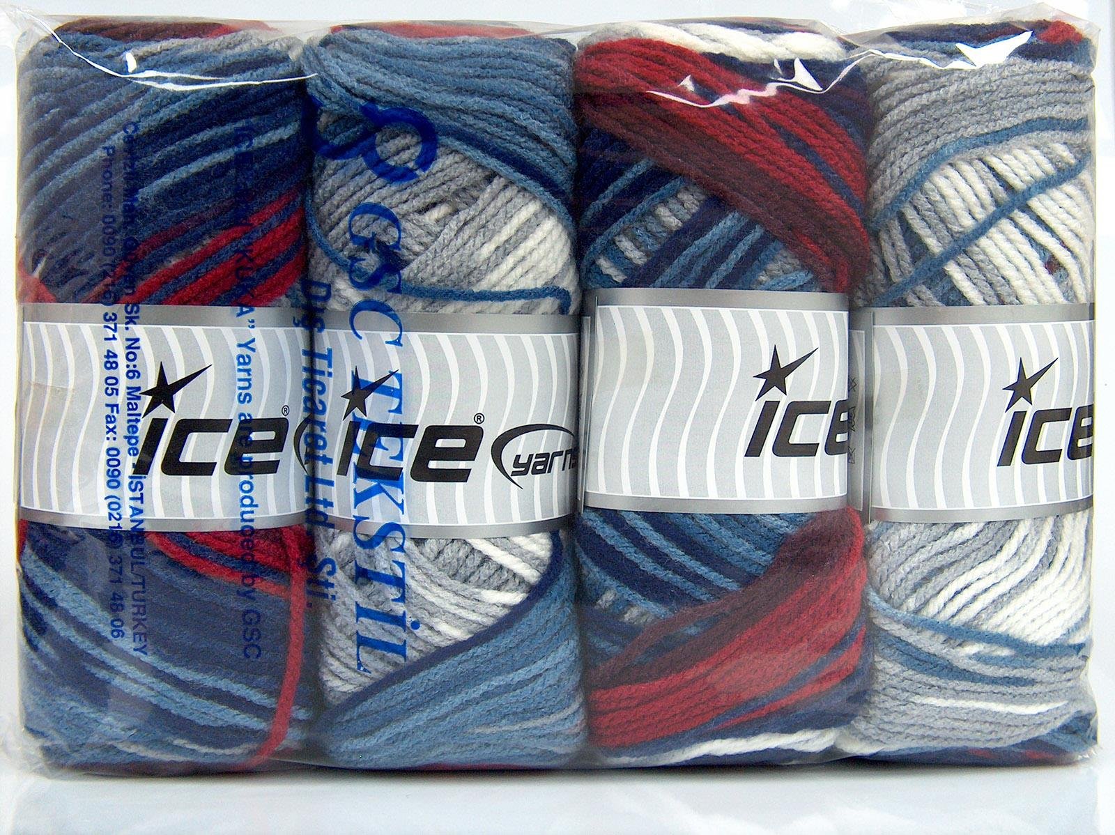 Ambiance White, Red, Grey, Maroon, Blue Shades