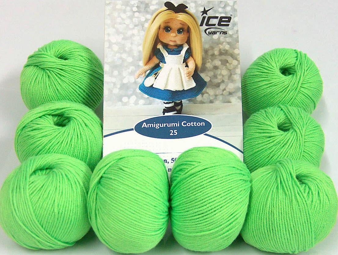 Amigurumi Cotton 25 Neon Green