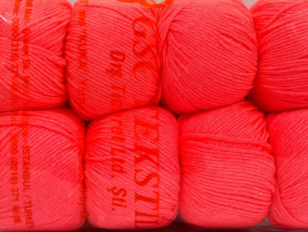 Amigurumi Cotton 25 Neon Salmon
