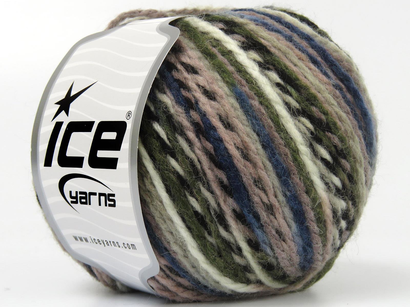 Anatolia Wool Black, Blue, Cream, Orchid, Khaki, Beige