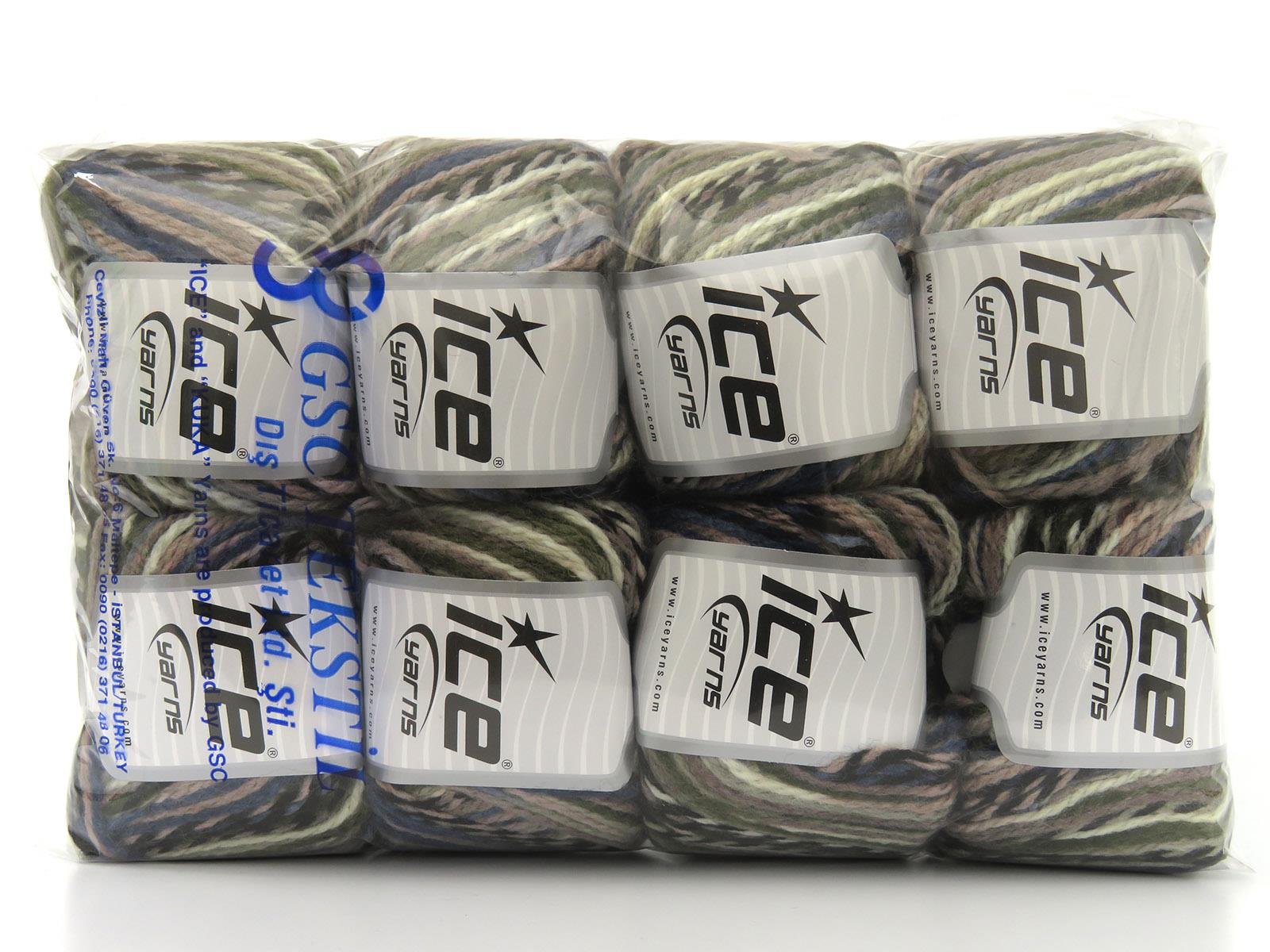 Anatolia Wool Black, Blue, Cream, Orchid, Khaki, Beige