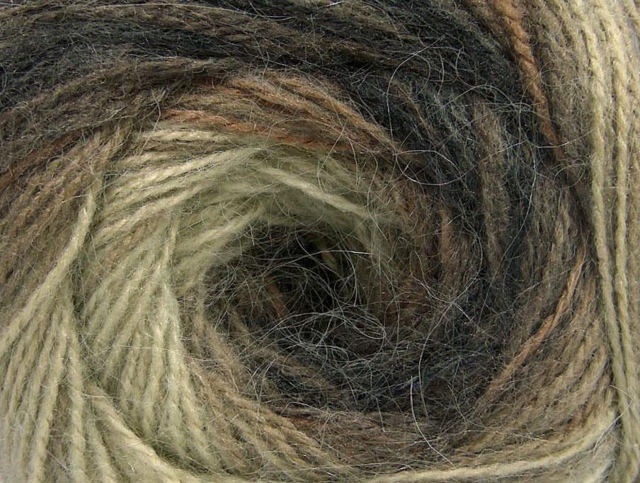 Angora Active Brown, Cream, Khaki