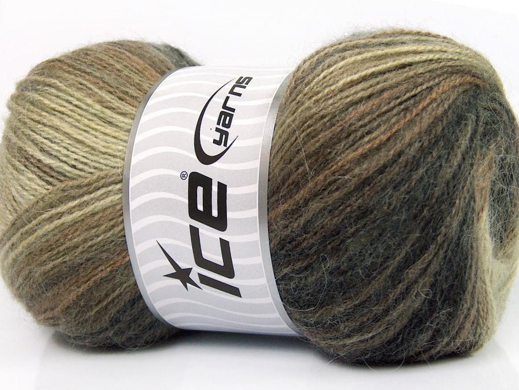 Angora Active Brown, Cream, Khaki