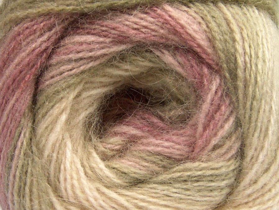 Angora Active Cream, Camel, Pink Shades