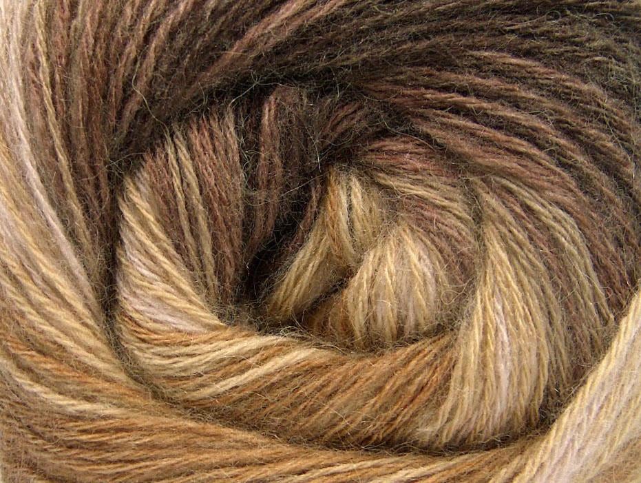 Angora Batik Brown Shades, Camel