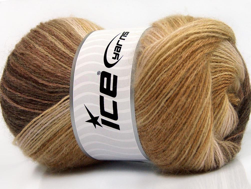 Angora Batik Brown Shades, Camel