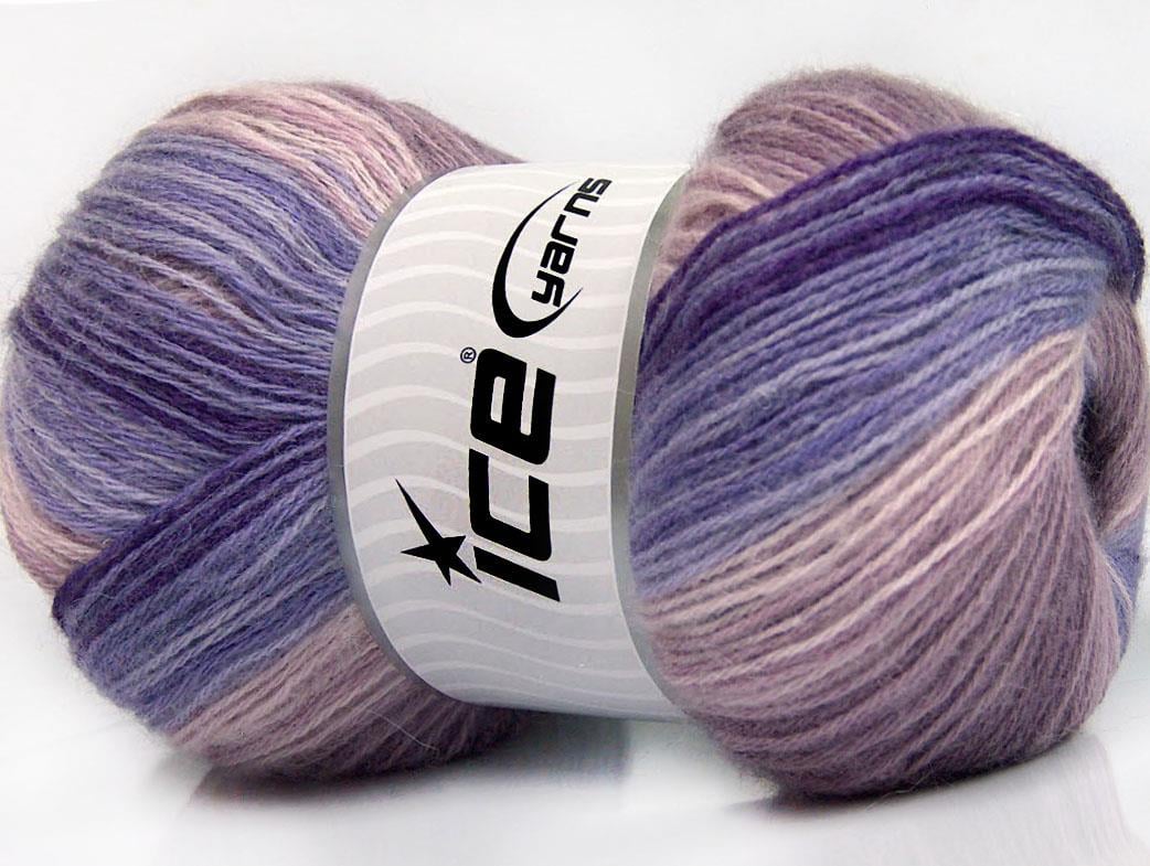 Angora Batik Purple, Lilac Shades