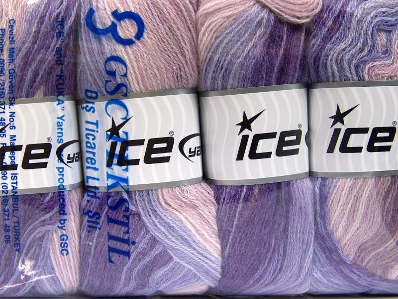 Angora Batik Purple, Lilac Shades