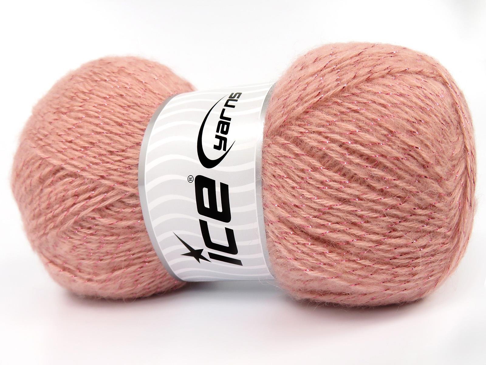 Angora Glitz Light Salmon