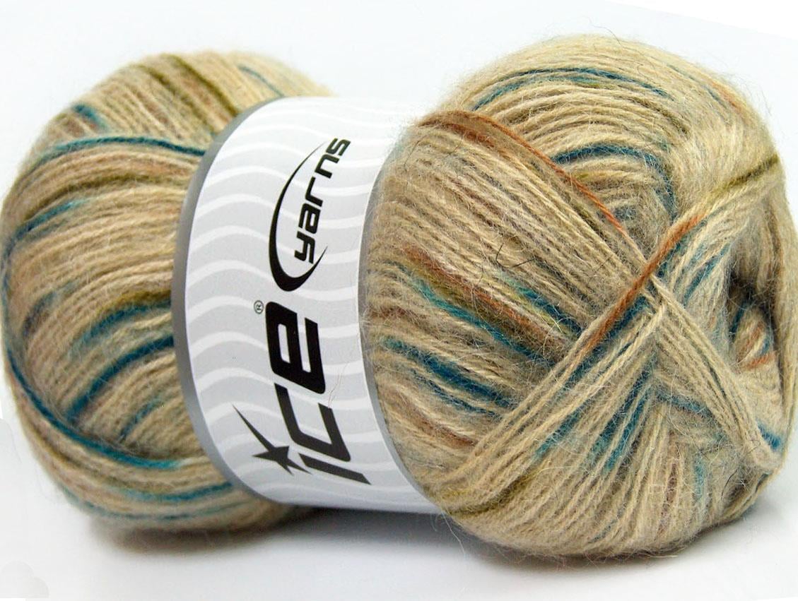 Angora Supreme Color Brown, Blue, Beige