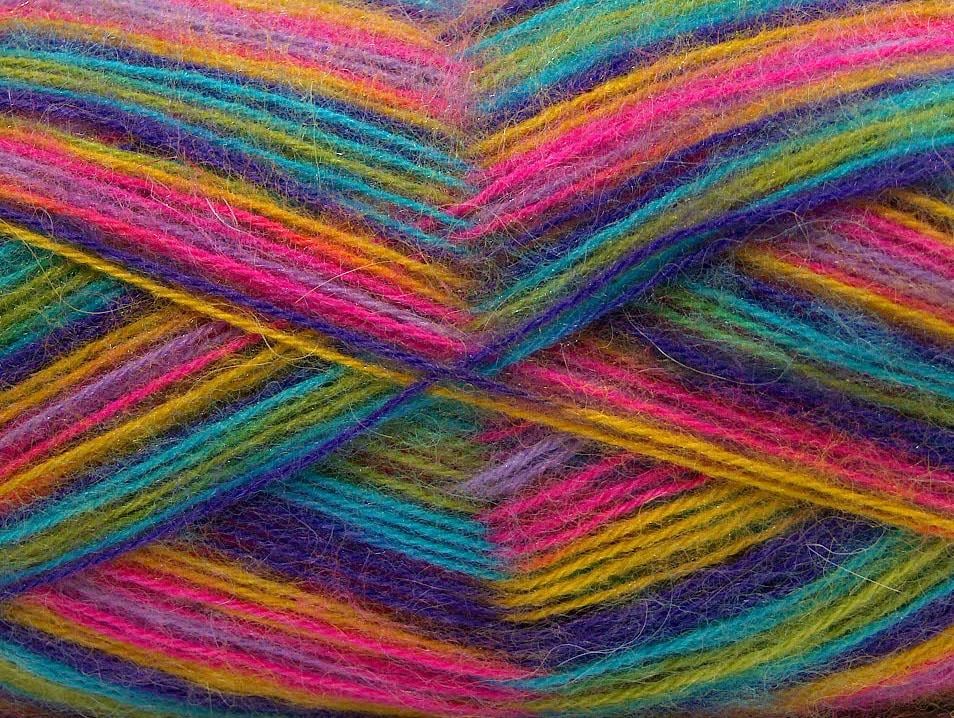 Angora Supreme Color Green, Pink, Purple, Turquoise, Yellow