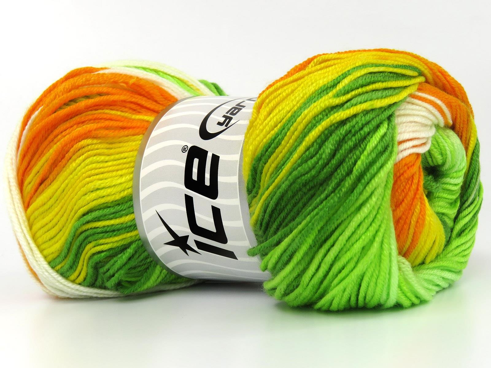 AntiPilling Magic White, Orange, Yellow, Green Shades