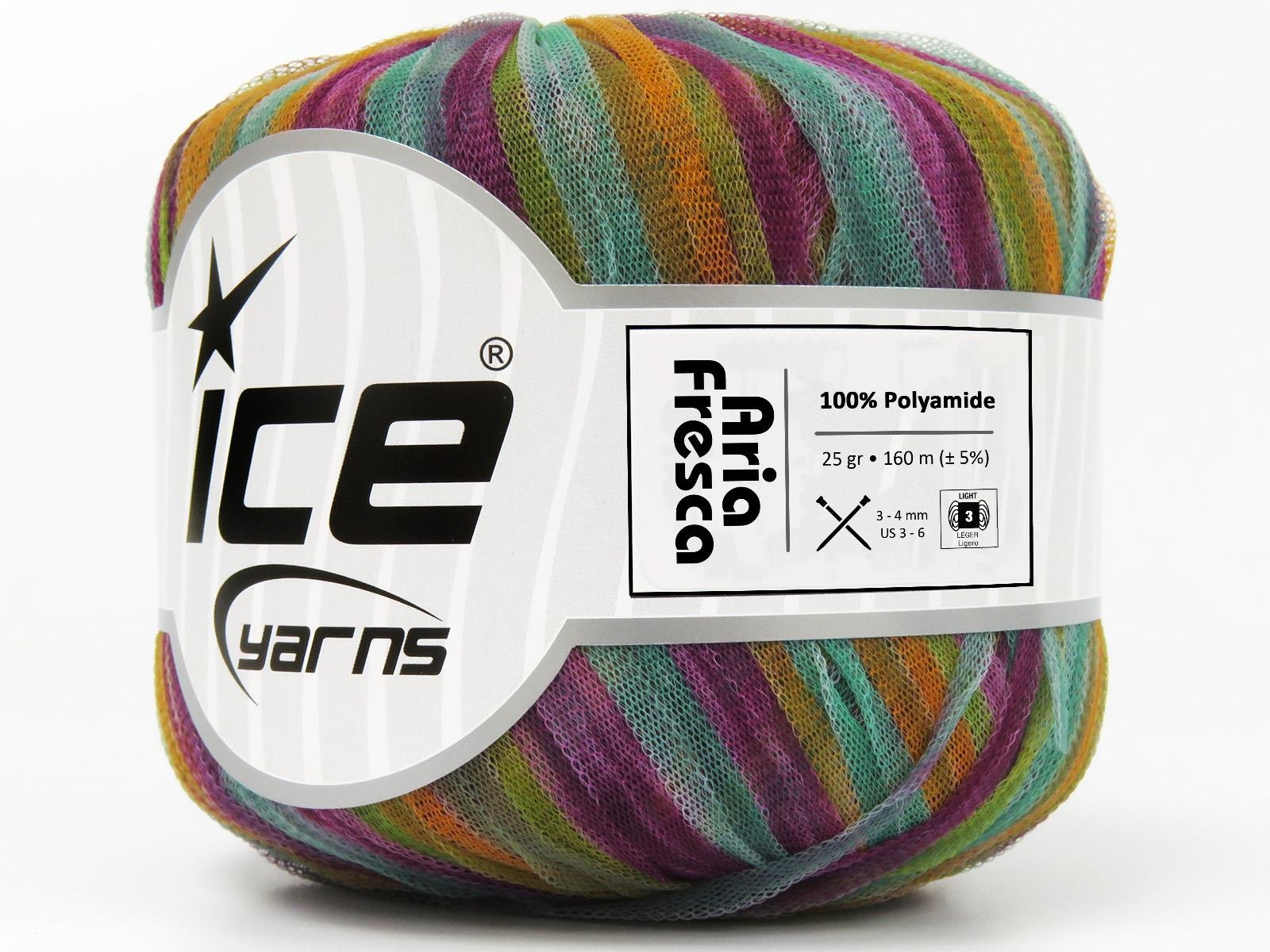 Aria Fresca Green, Purple, Gold