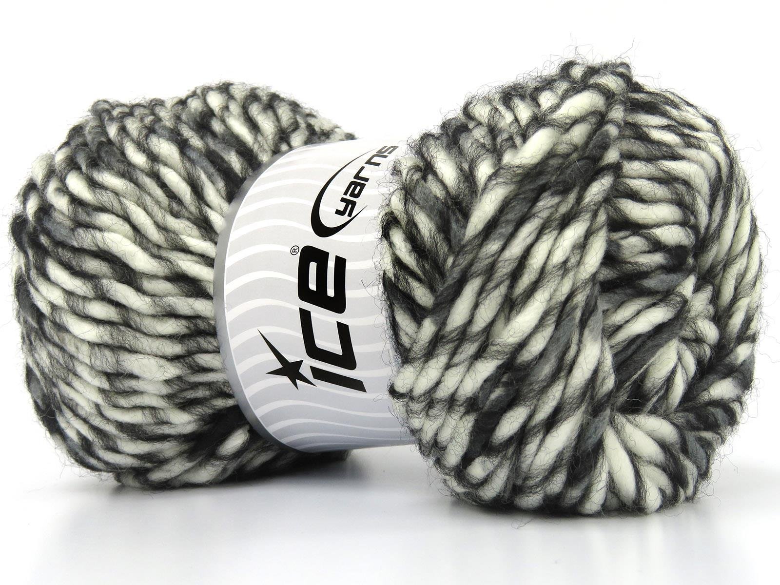 Armonia Lana Bulky Black, White, Grey