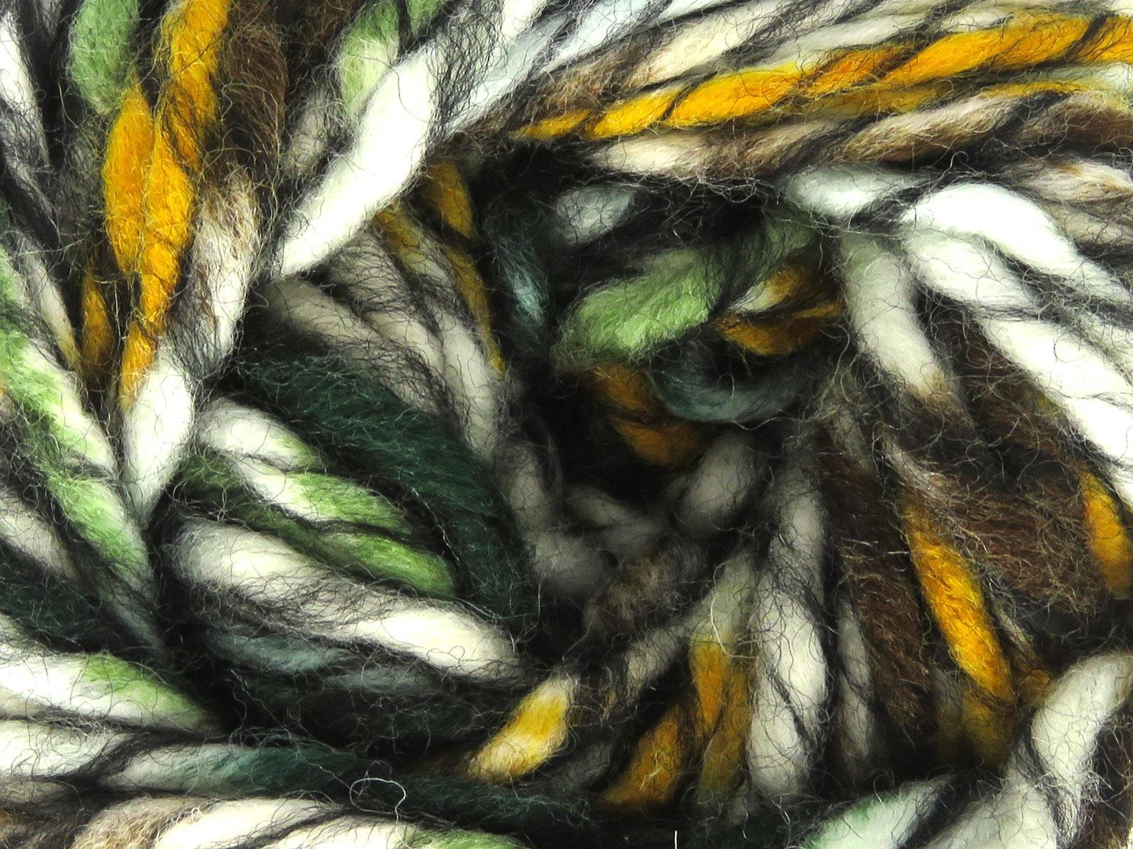 Armonia Lana Bulky Brown, Green, Black, White, Yellow, Grey