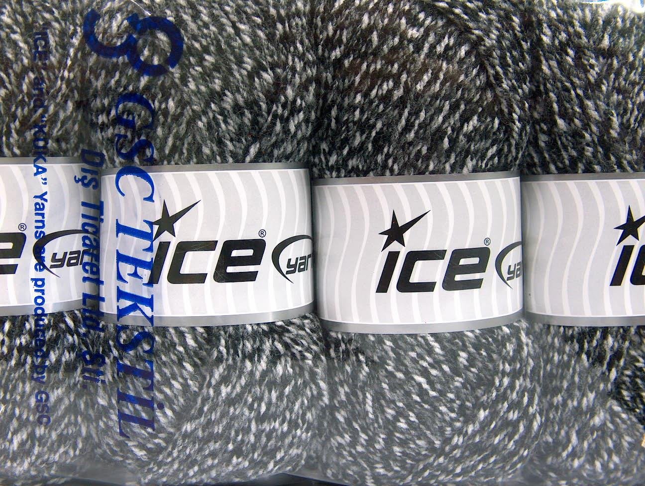 Atlas Superbulky Black, White