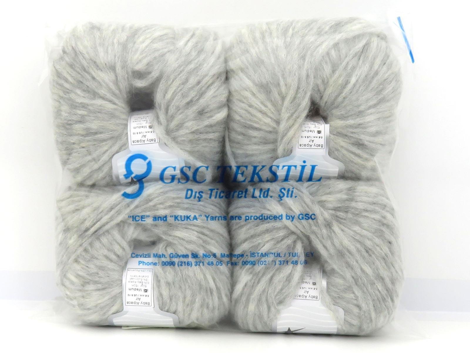 Baby Alpaca Air Light Grey