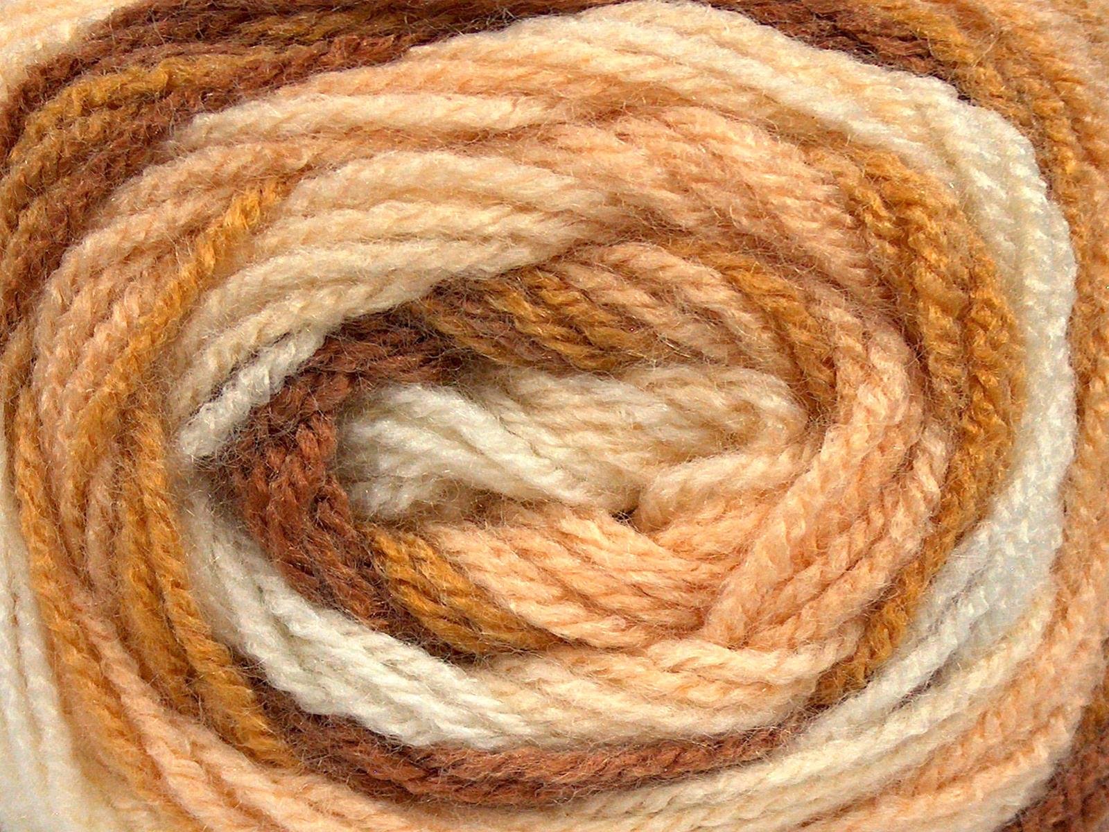 Baby Batik Cream, Brown Shades