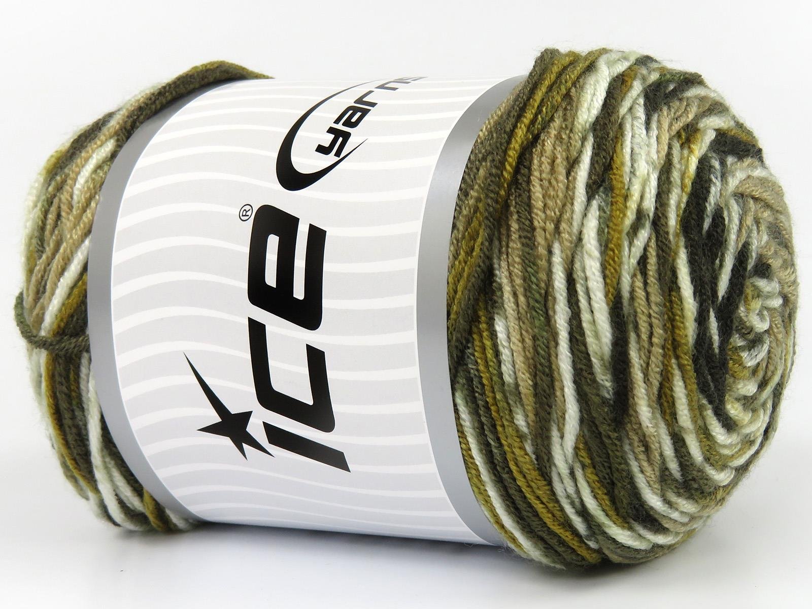 Baby Dream Batik Green, Camel, Light Cream, Khaki Shades