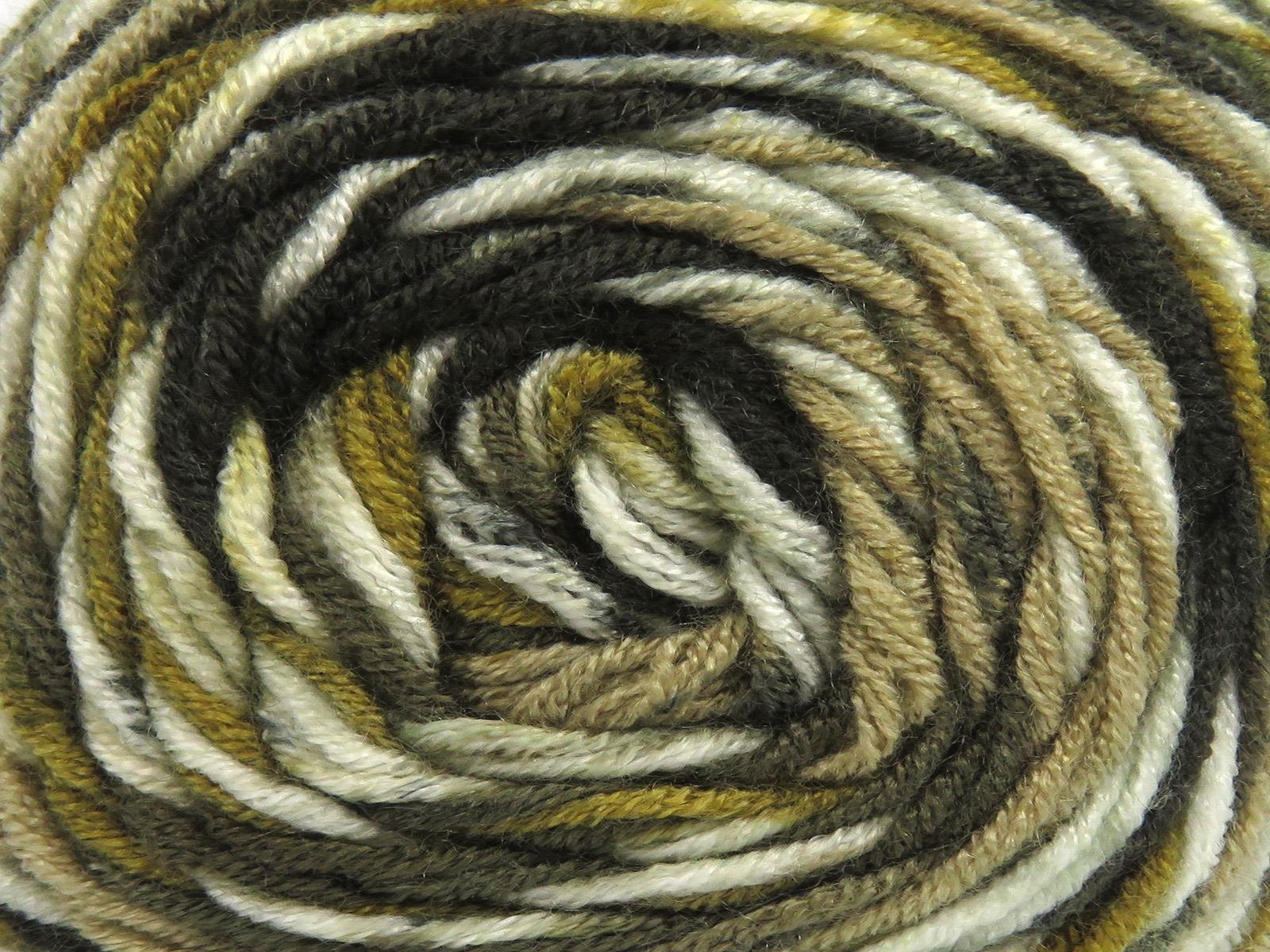 Baby Dream Batik Green, Camel, Light Cream, Khaki Shades