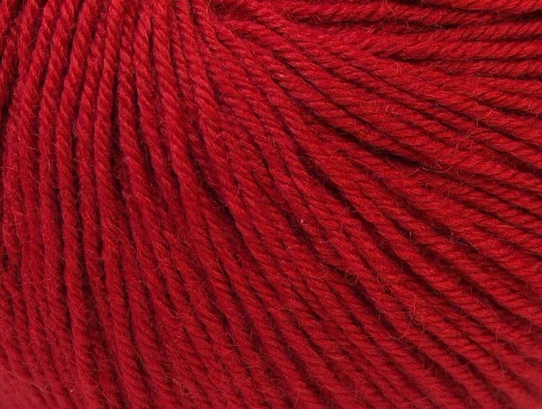 Baby Merino Dark Red