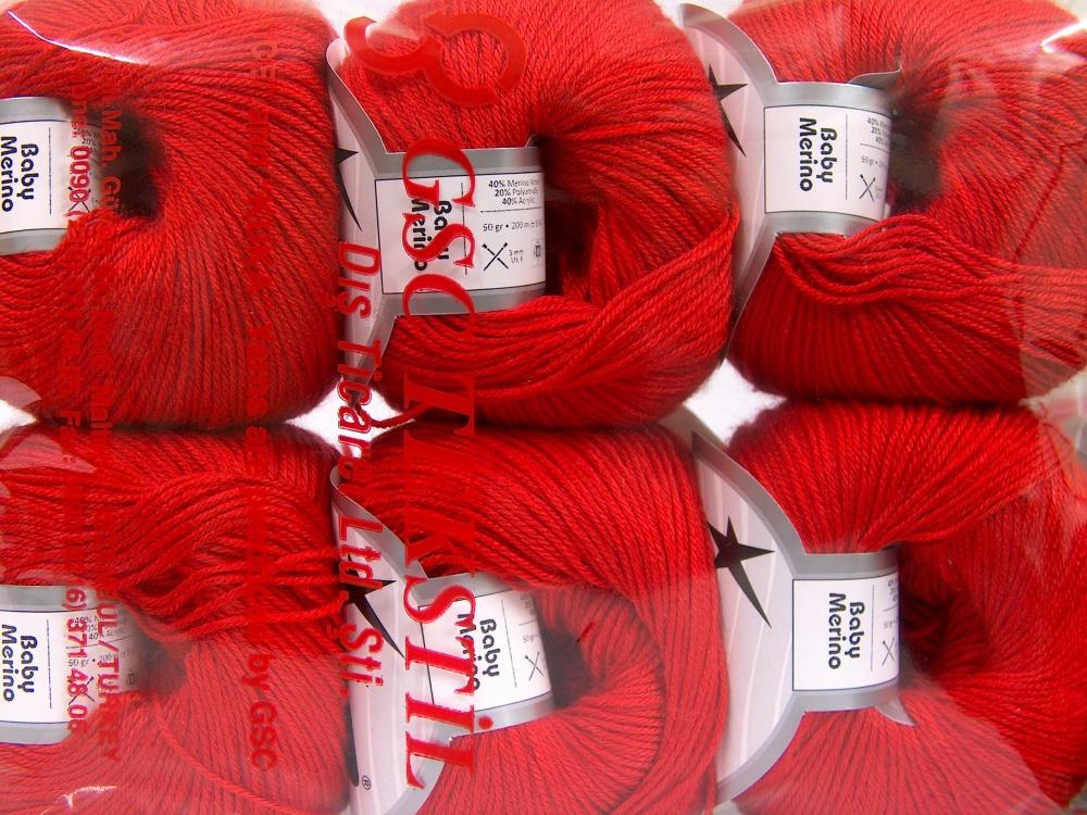 Baby Merino Red