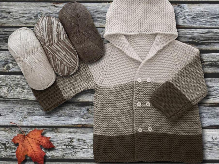 Baby Ombre Brown, Beige