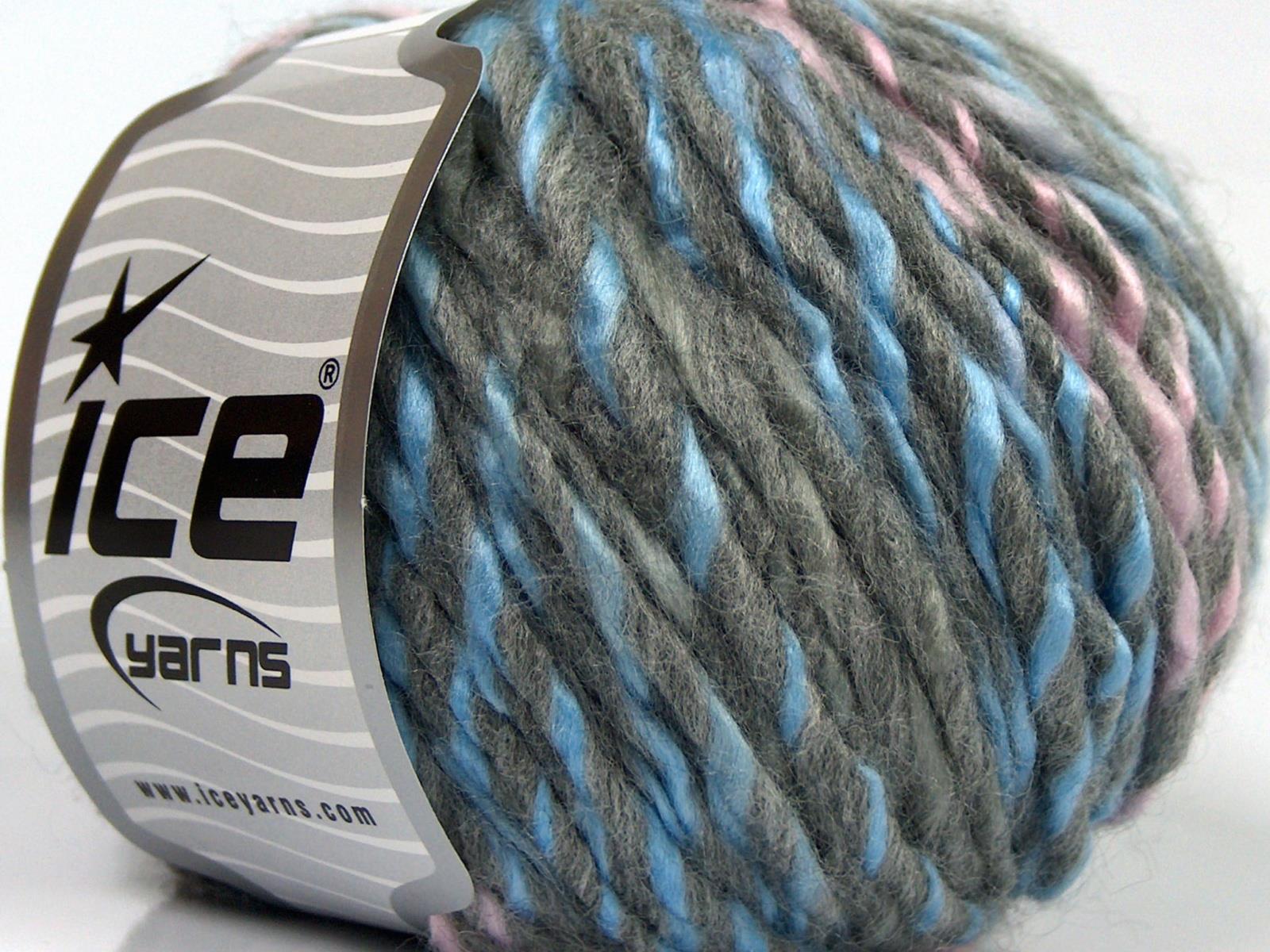Baby Twist Light Grey, Light Blue, Light Pink