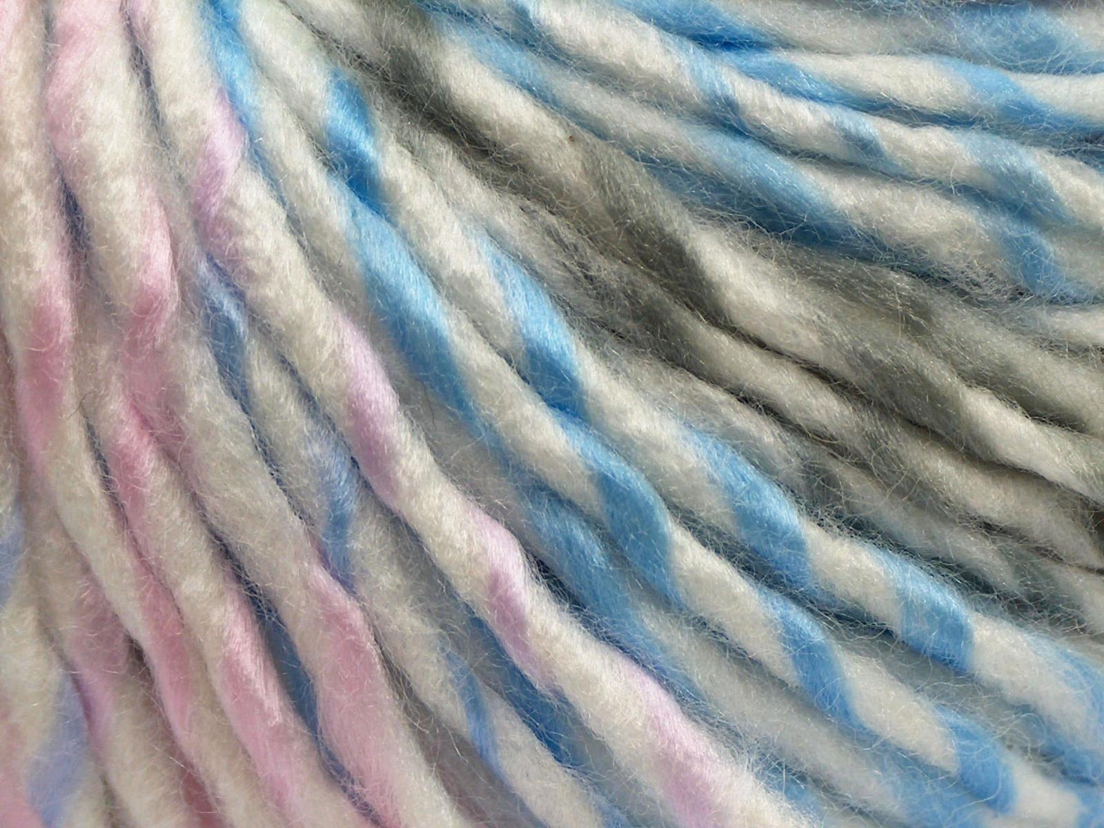 Baby Twist Pink, Blue, White, Light Grey