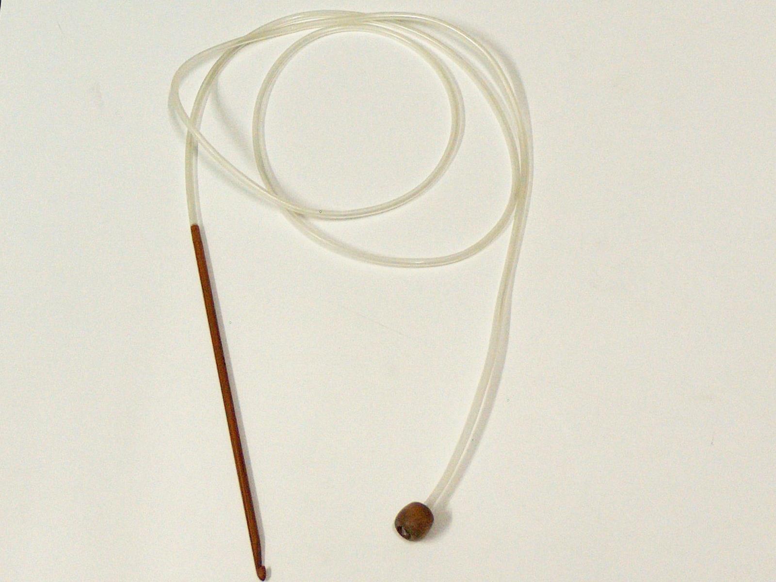 Bamboo Afghan/Tunisian Crochet Hook . 3.5 mm (E/4)