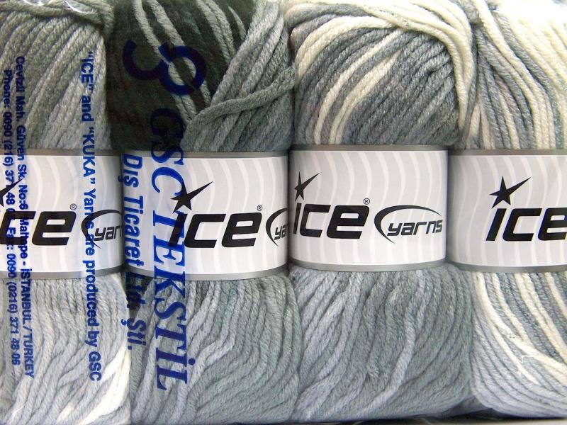 Batik Chunky Black, White, Grey