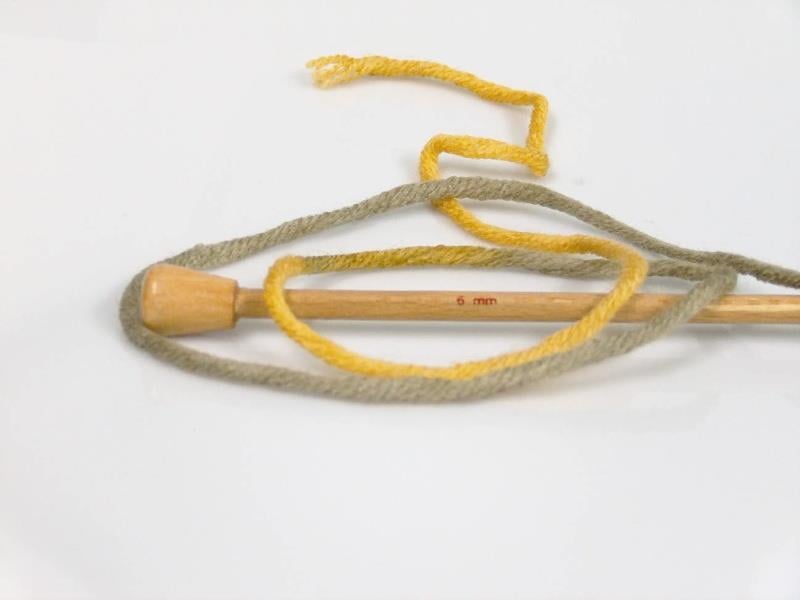 Batik Chunky White, Yellow, Brown Shades