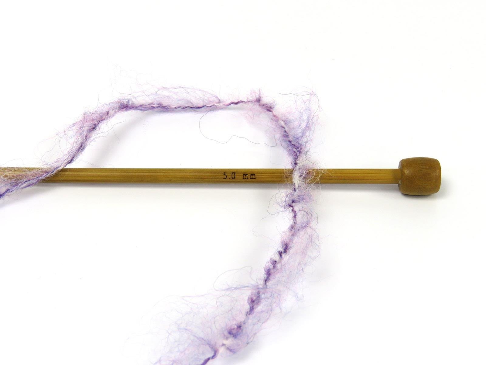 Bella Mohair Blue, White, Purple, Lilac