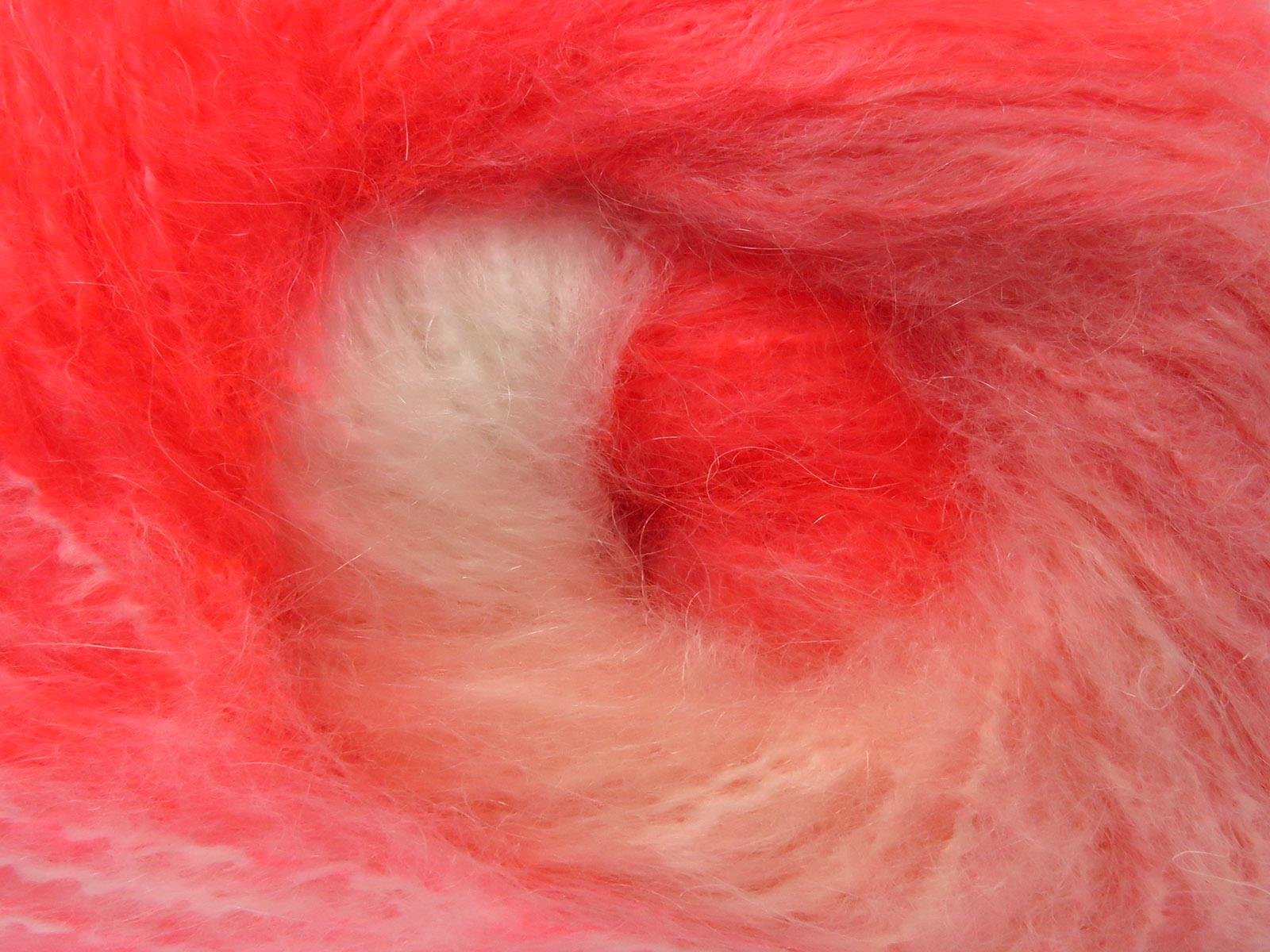Bella Mohair White, Pink Shades
