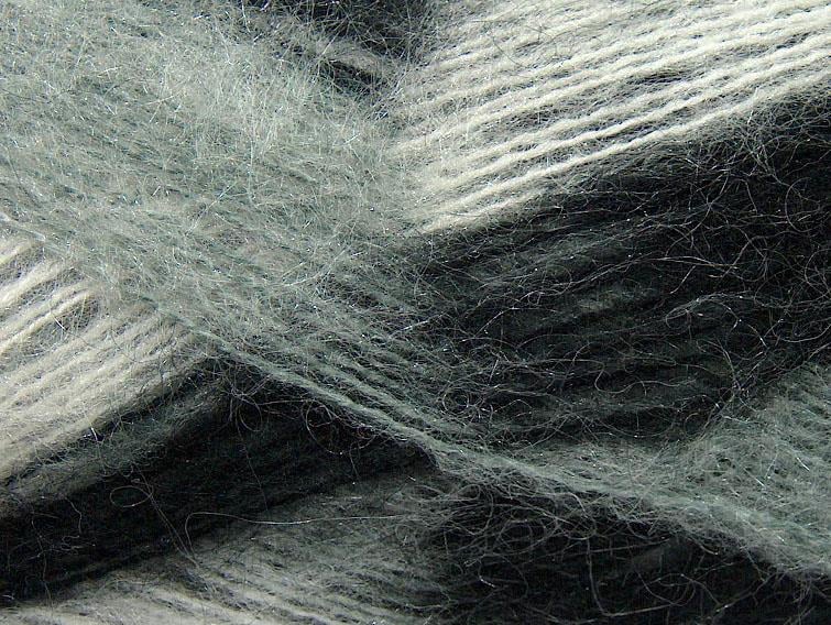 Bermuda Mohair Black, White, Grey