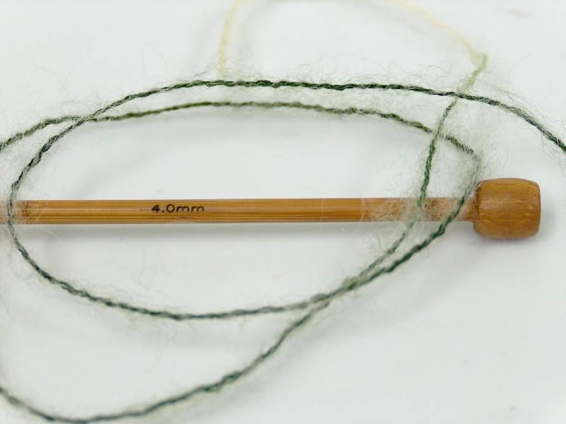 Bermuda Mohair Cream, Green Shades