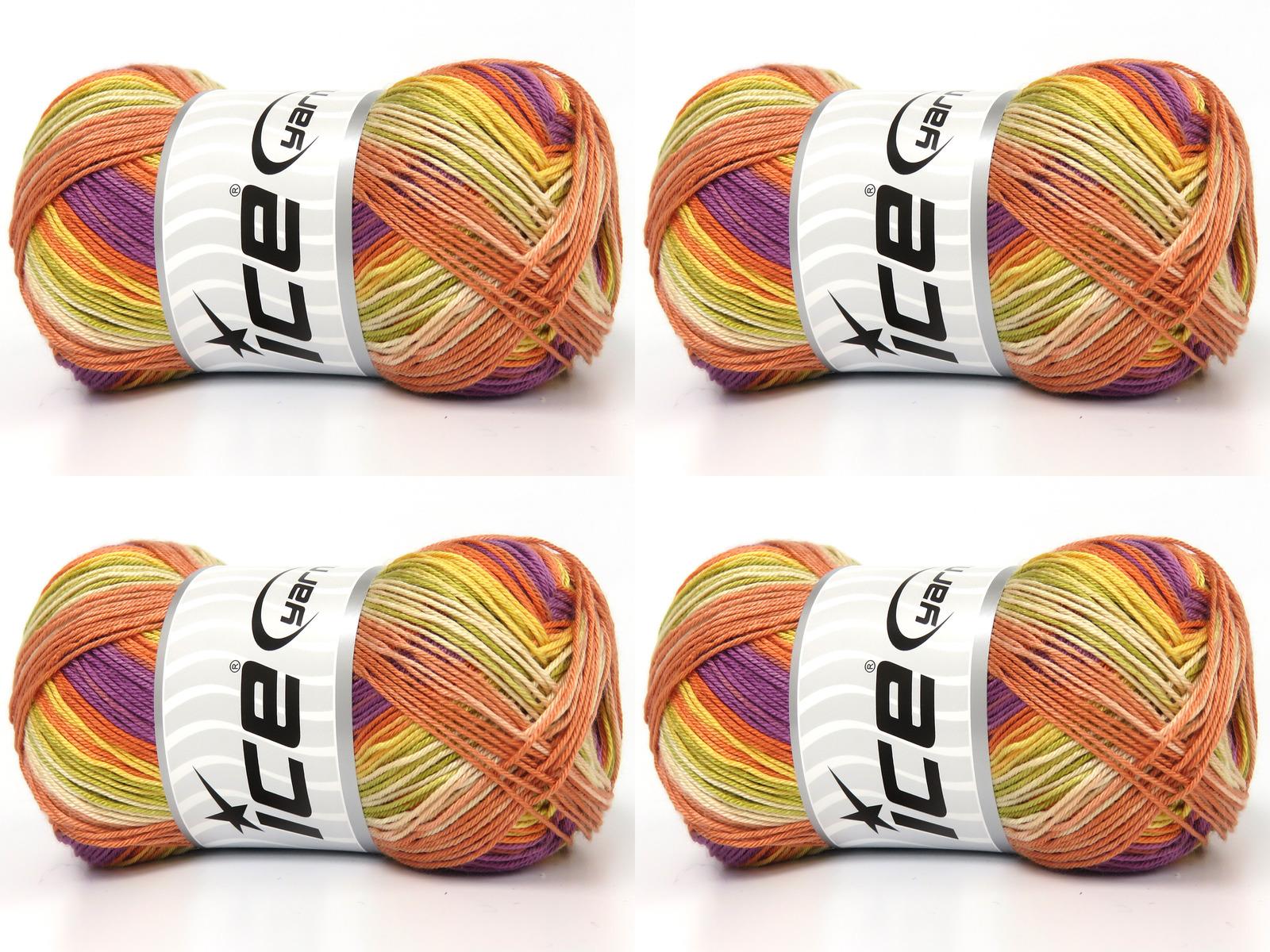 Biscuit Yeşil, Leylak, Krem, Sarı, Turuncu Tonları