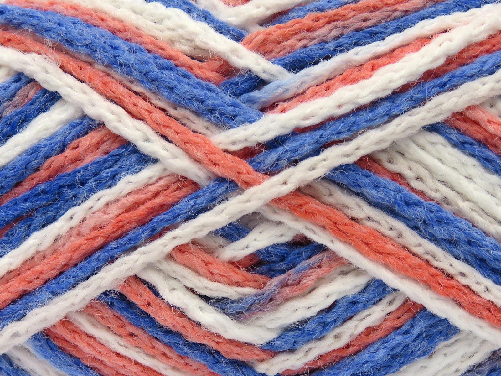 Bonfire Air Blue, White, Salmon