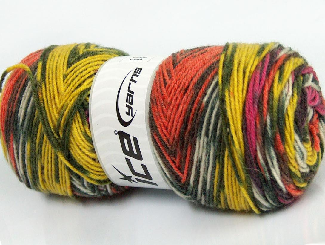 Bonito Ethnic Pink, Orange, Yellow, Khaki