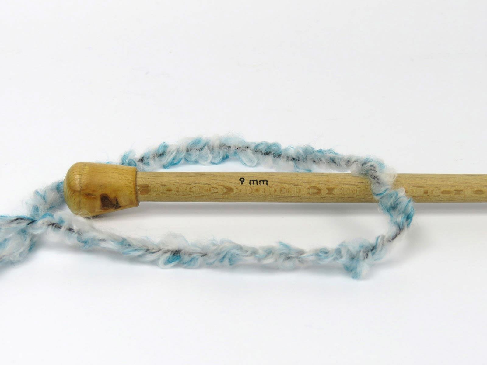 Boucle Wool Magic Cream Shades, Turquoise Shades