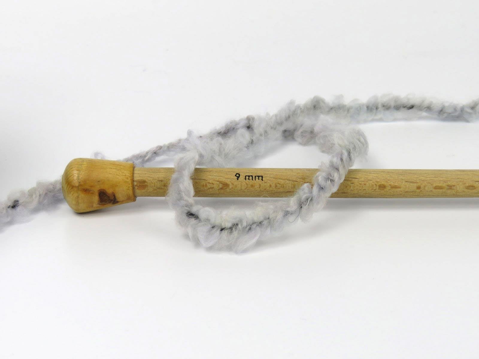 Boucle Wool Magic Grey Shades, Turquoise Shades